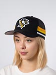 Бейсболка AMERICAN NEEDLE арт. 23018A-PPN Pittsburgh Penguins Hotfoot NHL (черный)